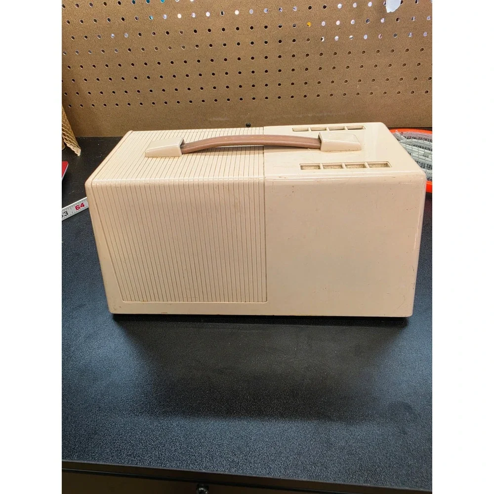 Vintage Lady Sunbeam Hair Dryer Model Cream Portable Nail Dryer 1957 Retro-WORKS